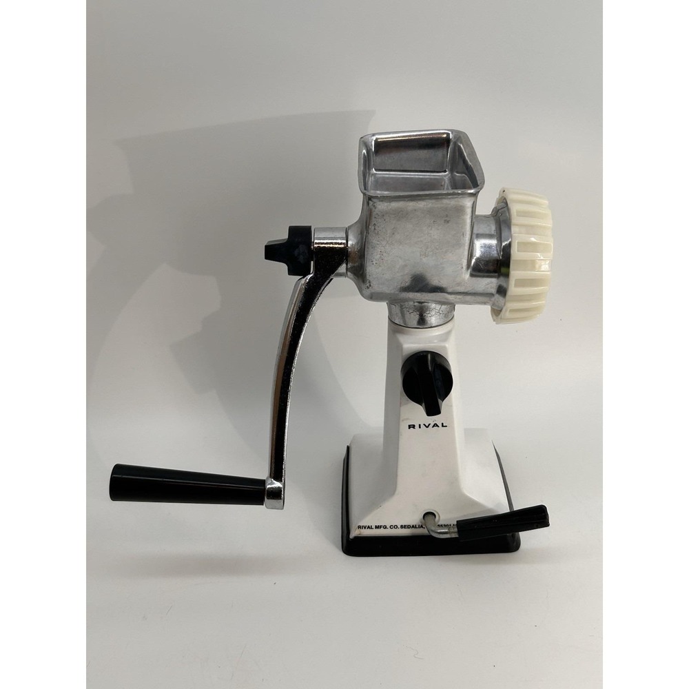 VINTAGE Rival Grind O Mat 303/1 Countertop Meat Grinder Suction Base